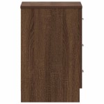 vidaXL Dulap noptieră, stejar maro, 38x35x56 cm, lemn prelucrat vidaXL Dulap noptieră, stejar maro, 38x35x56 cm, lemn prelucrat