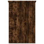 vidaXL Birou, stejar fumuriu, 100x50x76 cm, lemn prelucrat