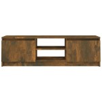 vidaXL Comodă TV, stejar fumuriu, 120x30x35,5 cm, lemn prelucrat vidaXL Comodă TV, stejar fumuriu, 120x30x35,5 cm, lemn prelucrat