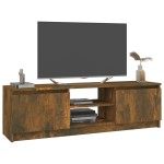 vidaXL Comodă TV, stejar fumuriu, 120x30x35,5 cm, lemn prelucrat vidaXL Comodă TV, stejar fumuriu, 120x30x35,5 cm, lemn prelucrat