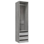 vidaXL Șifonier cu sertare, gri sonoma, 50x50x200 cm, lemn prelucrat vidaXL Șifonier cu sertare, gri sonoma, 50x50x200 cm, lemn prelucrat