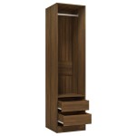 vidaXL Șifonier cu sertare, stejar maro, 50x50x200 cm, lemn prelucrat vidaXL Șifonier cu sertare, stejar maro, 50x50x200 cm, lemn prelucrat
