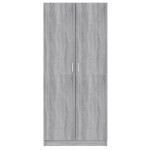 vidaXL Șifonier, gri sonoma, 80x52x180 cm, lemn prelucrat vidaXL Șifonier, gri sonoma, 80x52x180 cm, lemn prelucrat