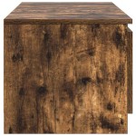 vidaXL Comodă TV, stejar fumuriu, 140x40x35,5 cm, lemn prelucrat vidaXL Comodă TV, stejar fumuriu, 140x40x35,5 cm, lemn prelucrat