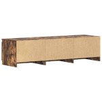 vidaXL Comodă TV, stejar fumuriu, 140x40x35,5 cm, lemn prelucrat vidaXL Comodă TV, stejar fumuriu, 140x40x35,5 cm, lemn prelucrat