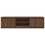 vidaXL Comodă TV, stejar maro, 140x40x35,5 cm, lemn prelucrat