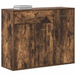 vidaXL Servantă, stejar fumuriu, 88x30x70 cm, lemn prelucrat vidaXL Servantă, stejar fumuriu, 88x30x70 cm, lemn prelucrat