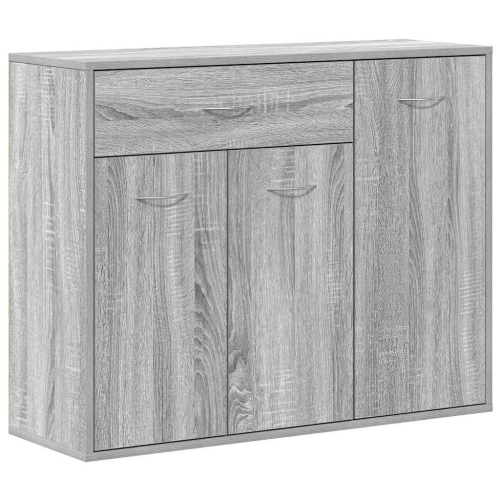 vidaXL Servantă, sonoma gri, 88x30x70 cm, lemn compozit