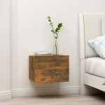 vidaXL Noptiere, 2 buc., stejar fumuriu, 40x30x30 cm, lemn prelucrat vidaXL Noptiere, 2 buc., stejar fumuriu, 40x30x30 cm, lemn prelucrat