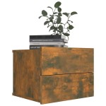 vidaXL Noptiere, 2 buc., stejar fumuriu, 40x30x30 cm, lemn prelucrat vidaXL Noptiere, 2 buc., stejar fumuriu, 40x30x30 cm, lemn prelucrat