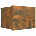 vidaXL Noptiere, 2 buc., stejar fumuriu, 40x30x30 cm, lemn prelucrat vidaXL Noptiere, 2 buc., stejar fumuriu, 40x30x30 cm, lemn prelucrat