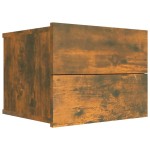 vidaXL Noptiere, 2 buc., stejar fumuriu, 40x30x30 cm, lemn prelucrat vidaXL Noptiere, 2 buc., stejar fumuriu, 40x30x30 cm, lemn prelucrat