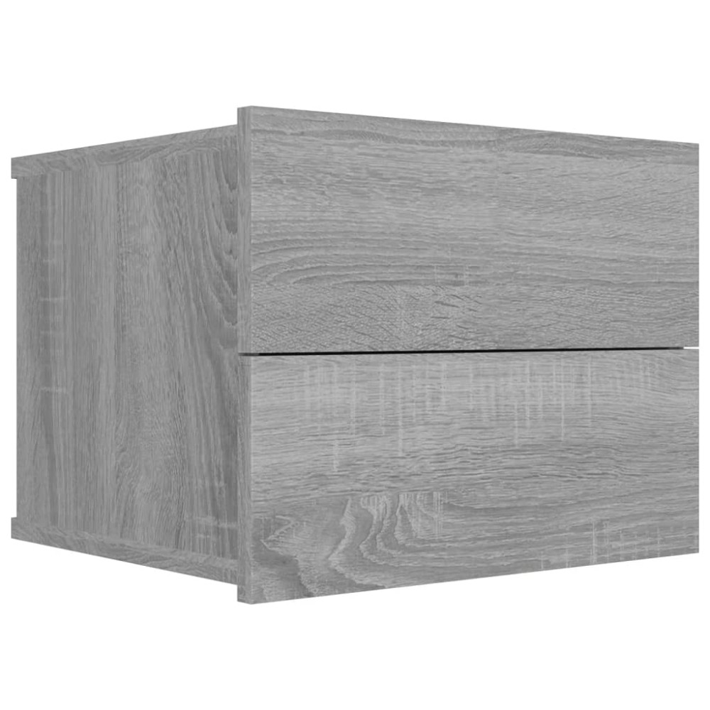 vidaXL Noptieră, gri sonoma, 40x30x30 cm, lemn prelucrat