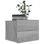 vidaXL Noptiere, 2 buc., gri sonoma, 40x30x30 cm, lemn prelucrat vidaXL Noptiere, 2 buc., gri sonoma, 40x30x30 cm, lemn prelucrat