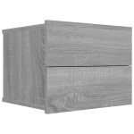 vidaXL Noptiere, 2 buc., gri sonoma, 40x30x30 cm, lemn prelucrat vidaXL Noptiere, 2 buc., gri sonoma, 40x30x30 cm, lemn prelucrat