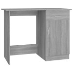 vidaXL Birou, gri sonoma, 100x50x76 cm, lemn prelucrat