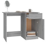 vidaXL Birou, gri sonoma, 100x50x76 cm, lemn prelucrat