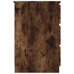 vidaXL Birou, stejar fumuriu, 140x50x77 cm, lemn prelucrat