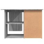 vidaXL Birou de colț, gri sonoma, 145x100x76 cm, lemn prelucrat