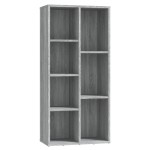 vidaXL Bibliotecă, gri sonoma, 50x25x106 cm vidaXL Bibliotecă, gri sonoma, 50x25x106 cm