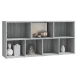 vidaXL Bibliotecă, gri sonoma, 50x25x106 cm vidaXL Bibliotecă, gri sonoma, 50x25x106 cm