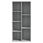 vidaXL Bibliotecă, gri sonoma, 50x25x106 cm vidaXL Bibliotecă, gri sonoma, 50x25x106 cm
