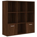 vidaXL Bibliotecă, stejar maro, 98x30x98 cm vidaXL Bibliotecă, stejar maro, 98x30x98 cm