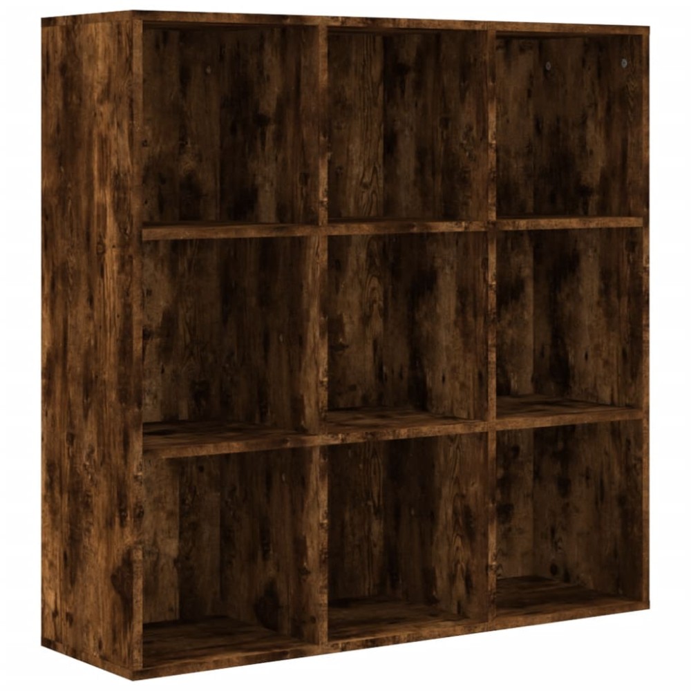 vidaXL Bibliotecă, stejar fumuriu, 98x29x97,5 cm
