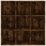 vidaXL Bibliotecă, stejar fumuriu, 98x29x97,5 cm