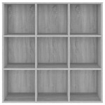 vidaXL Bibliotecă, gri sonoma, 98x29x97,5 cm