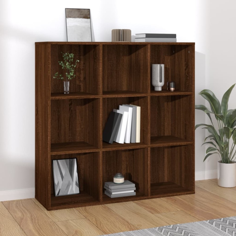 vidaXL Bibliotecă, gri sonoma, 98x29x97,5 cm