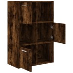 vidaXL Dulap de depozitare, stejar fumuriu, 60x29,5x90 cm vidaXL Dulap de depozitare, stejar fumuriu, 60x29,5x90 cm