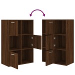 vidaXL Dulap de depozitare, stejar maro, 60x29,5x90 cm vidaXL Dulap de depozitare, stejar maro, 60x29,5x90 cm