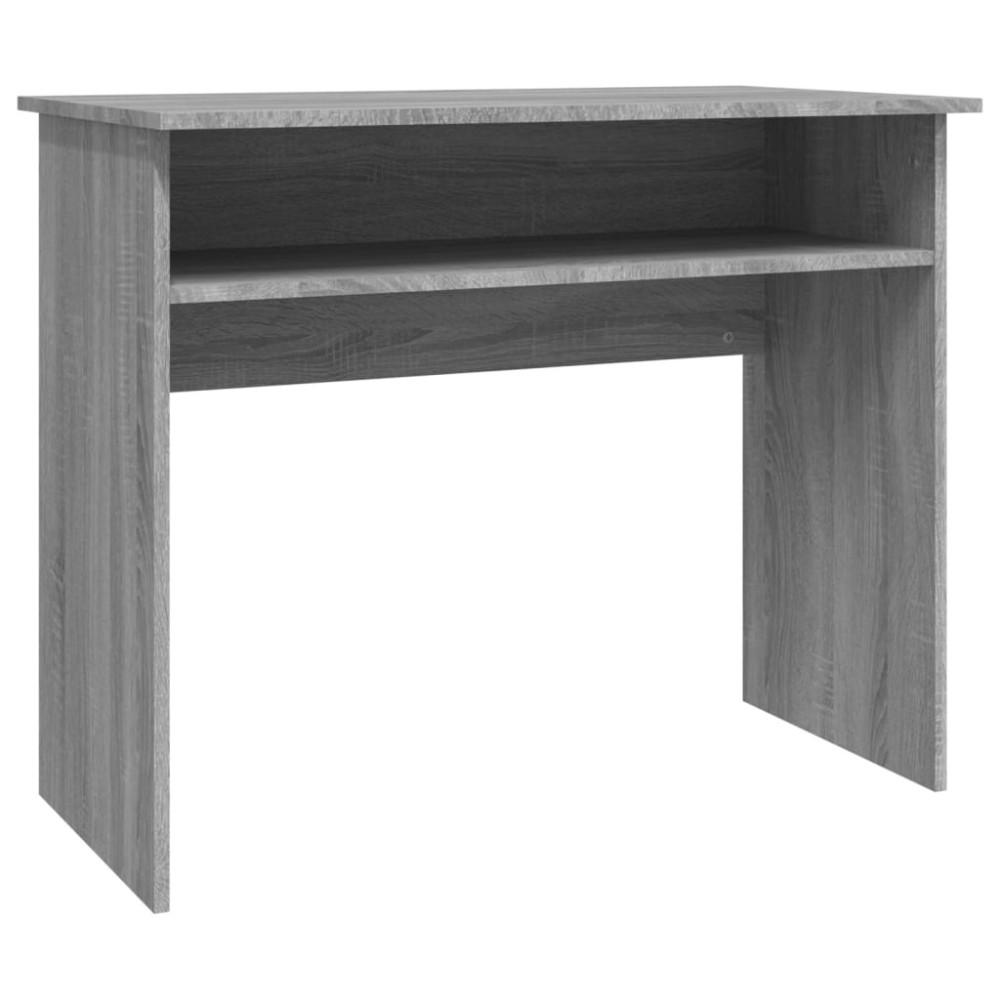 vidaXL Birou, gri sonoma, 90x50x74 cm, lemn prelucrat