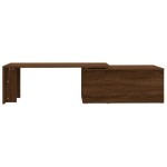 vidaXL Măsuță de cafea, stejar maro, 150x50x35 cm, lemn prelucrat vidaXL Măsuță de cafea, stejar maro, 150x50x35 cm, lemn prelucrat