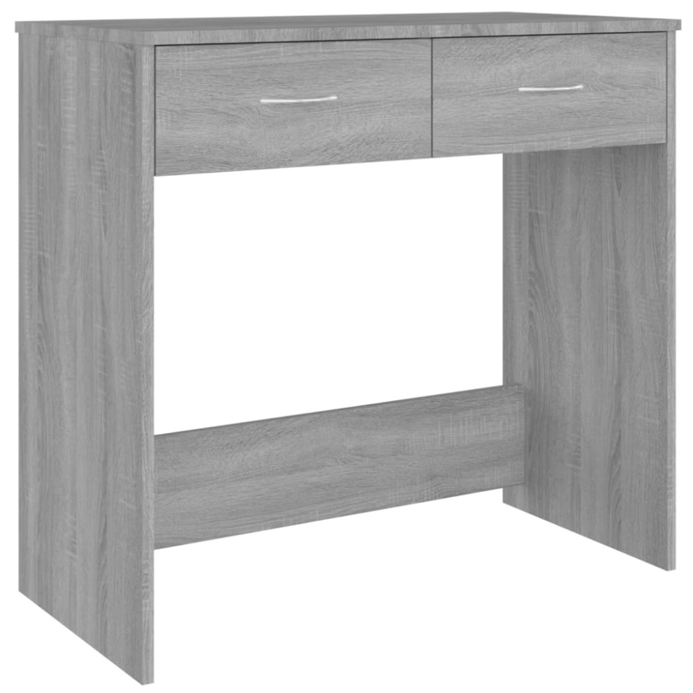 vidaXL Birou Gri Sonoma 80x40x75 cm lemn prelucrat