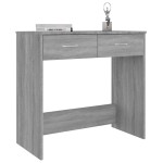 vidaXL Birou Gri Sonoma 80x40x75 cm lemn prelucrat