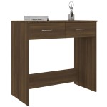 vidaXL Birou Stejar maro 80x40x75 cm Lemn prelucrat