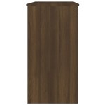 vidaXL Birou Stejar maro 80x40x75 cm Lemn prelucrat