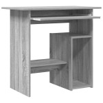 vidaXL Birou, gri sonoma, 80x45x74 cm, lemn prelucrat