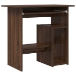 vidaXL Birou, stejar maro, 80x45x74 cm, lemn prelucrat