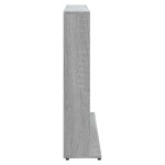 vidaXL Dulap CD-uri, sonoma gri, 100x23x89,5 cm, lemn prelucrat