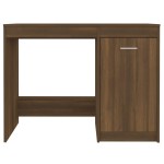 vidaXL Birou, stejar maro, 100x50x76 cm, lemn prelucrat vidaXL Birou, stejar maro, 100x50x76 cm, lemn prelucrat