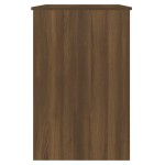 vidaXL Birou, stejar maro, 100x50x76 cm, lemn prelucrat vidaXL Birou, stejar maro, 100x50x76 cm, lemn prelucrat