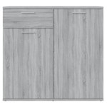 vidaXL Dulap, sonoma gri, 80x36x75 cm, lemn compozit