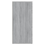 vidaXL Dulap, sonoma gri, 80x36x75 cm, lemn compozit