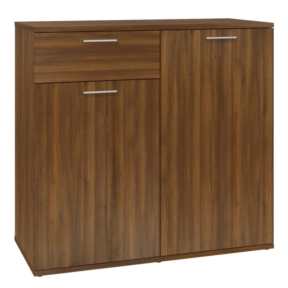 vidaXL Dulap, stejar maro, 80x36x75 cm, lemn compozit