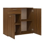 vidaXL Dulap, stejar maro, 80x36x75 cm, lemn compozit