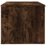 vidaXL Comodă TV, stejar fumuriu, 80x34x30 cm, lemn prelucrat