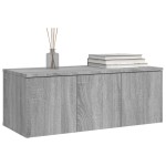 vidaXL Comodă TV, gri sonoma, 80x34x30 cm, lemn compozit vidaXL Comodă TV, gri sonoma, 80x34x30 cm, lemn compozit